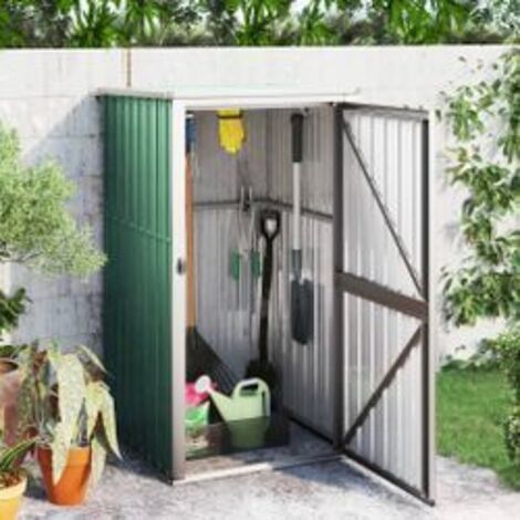 Abri à outils de jardin vert 88x89x161 acier galvanisé