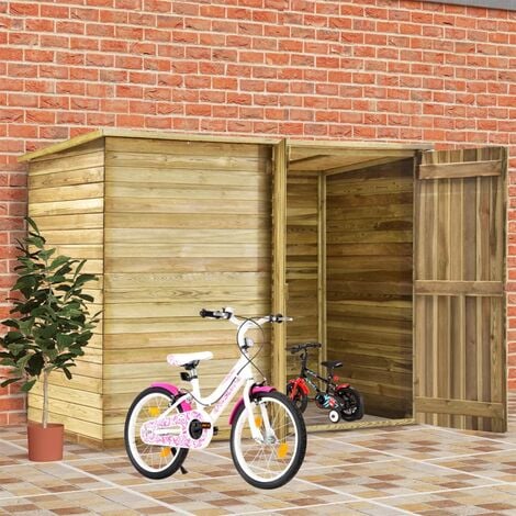 Abri vélo en bois, 1.5 m², Rowlinson, rangement extérieur, achat, pas cher