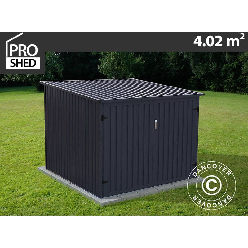 Dancover - Abri á vélos 2,03x1,98x1,57m, 4,02m², ProShed®, Anthracite