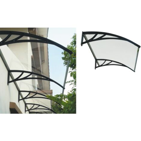Abri avec support en rA sine noire, plaque de recouvrement en mA thacrylate cm l120x100p