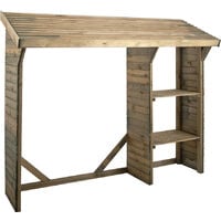 Abri bûche SPLIT CL3 | 220 x 72 cm l 1,5m3