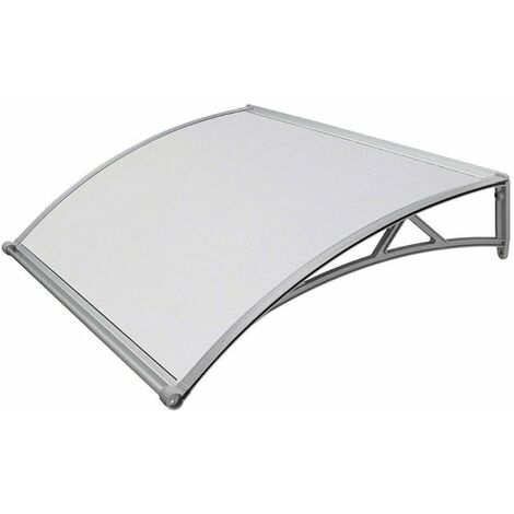 Abri bus en ABS D. 98 L. 120 Support gris et couvercle en polycarbonate