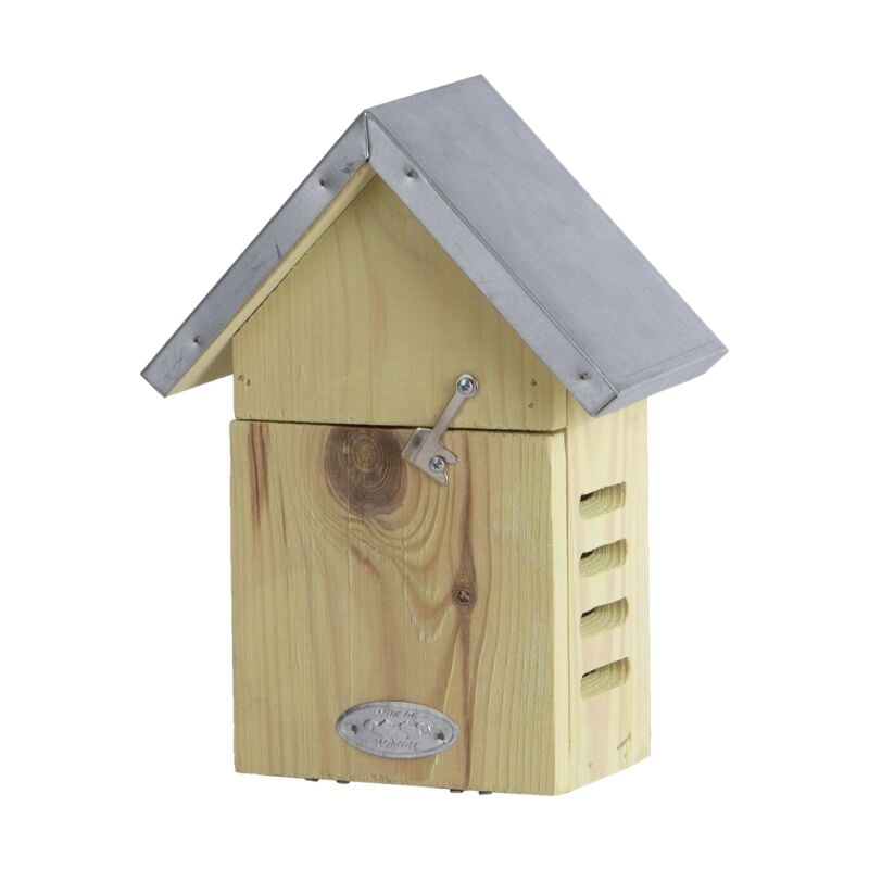 Esschert Design - Abri pour coccinelles en bois de pin - Beige - l 18 x h 23,1 cm - Livraison gratuite