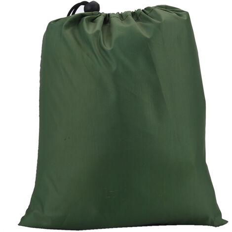 Abri de bche de tente de mouche de bche de pluie imperméable portatif léger extérieur (vert)