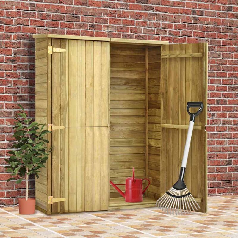Vidaxl - Abri à outils de jardin 123x50x171 cm Pinède imprégnée