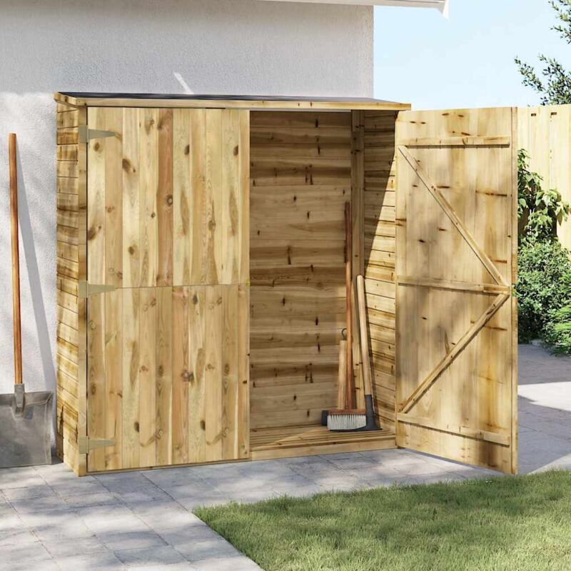 Vidaxl - Abri à outils de jardin 163x50x171 cm Pinède imprégnée