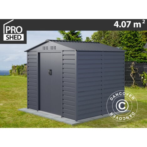 Abri de jardin 2,13x1,91x1,90m, 4,07m², ProShed®, Anthracite