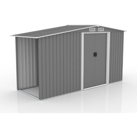 Abri de jardin 4.38m2 avec abri bûches VOSGES