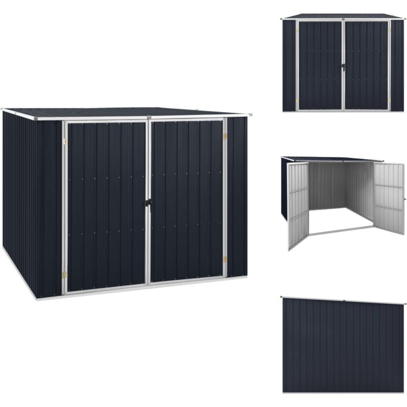 Abri de jardin Anthracite 195x198x159 cm Acier galvanisé - Abri De Jardin - Abri Extérieur - Stockage Extérieur - Outillage - Jardin