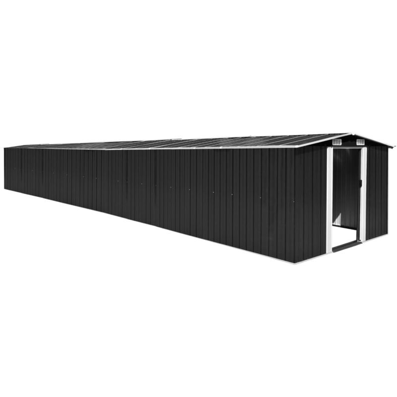 Vidaxl - Abri de jardin Anthracite 257x990x181 cm Acier galvanisé