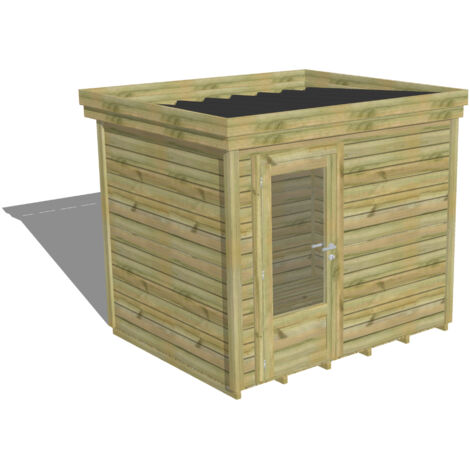 SOLDES D'HIVER [ABRI DE JARDIN Autoclave]6,7m2/2,76x2,41m avec : une Porte Livraison gratuite Surface Int : 5m2