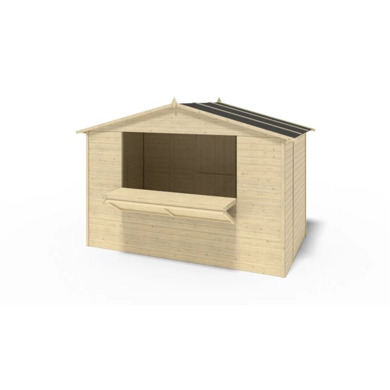 Altanka - Kiosque/ stand de marché/ de vente 5,72 m2 - 3,11x1,84 m - 19 mm