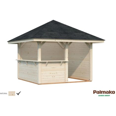 Abri de jardin en bois Bianca 8,3 m2 Set 103 Naturel