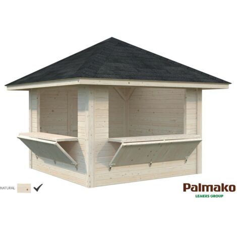 Abri de jardin en bois Bianca 8,3 m2 Set 105 Naturel