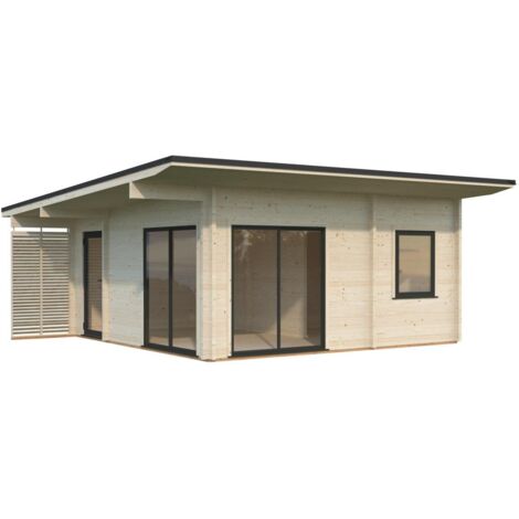 Abri de jardin en bois Cecilia 27,2 m2 Naturel