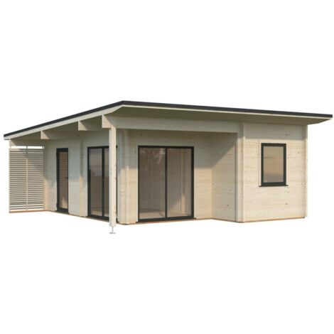 Abri de jardin en bois Cecilia 30,0 m2 Naturel