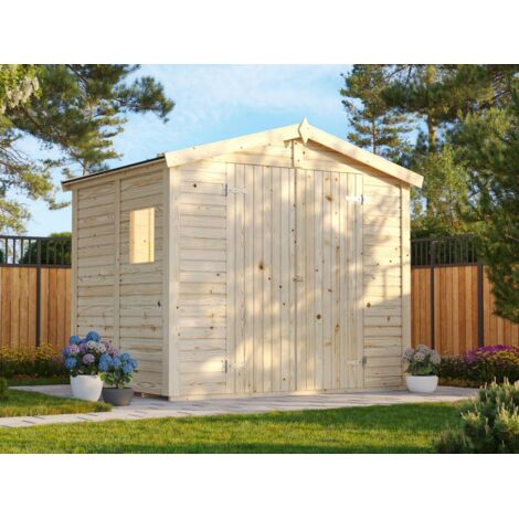 Abri de jardin en bois Dan 4,5 m2 Traité Translucide