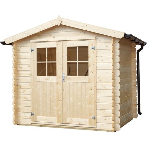 Abri de jardin en bois double pente Falun 2.5 x 2 m