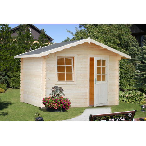 Abri de jardin en bois Emma 4,6 m2 Naturel