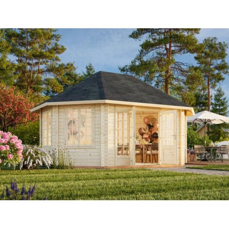 Abri de jardin en bois Hanna 20,3 m2 Naturel