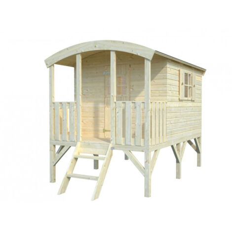 Abri de jardin en bois Huck 3,3 m2 Naturel