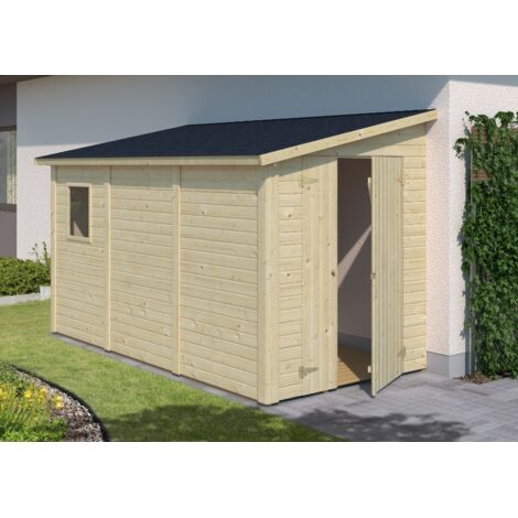 Abri de jardin en bois Mia 5,4 m2 Naturel