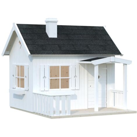 Abri de jardin en bois Otto 3,6 m2 Peint blanc