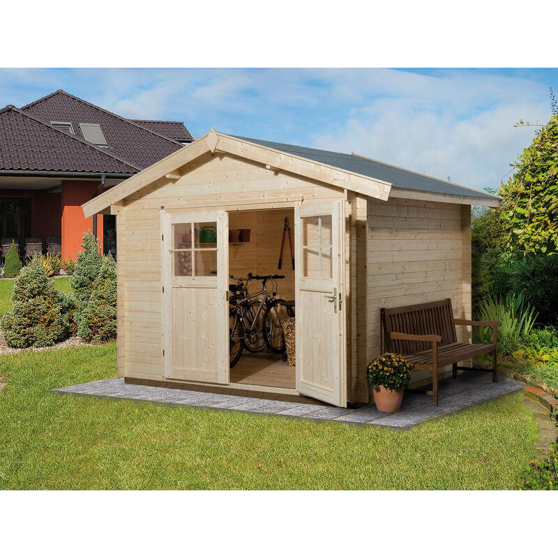 Abri de jardin en bois - Premium Weka 7,20 m² - wood