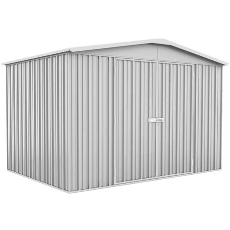 Cerland – Abri de jardin métal 6,4 m² – Acier galvanisé résistant aux intempéries – Dimensions 300 x 218 cm – Installation sur dalle béton