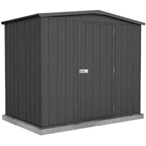 FOREST STYLE Abri de jardin en métal gris 3,2 m² Fraser