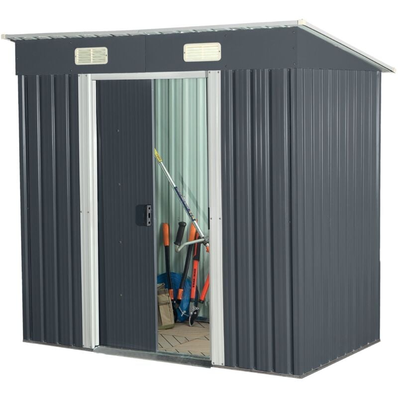 Abri de jardin en métal 2,4m2 Werka Pro