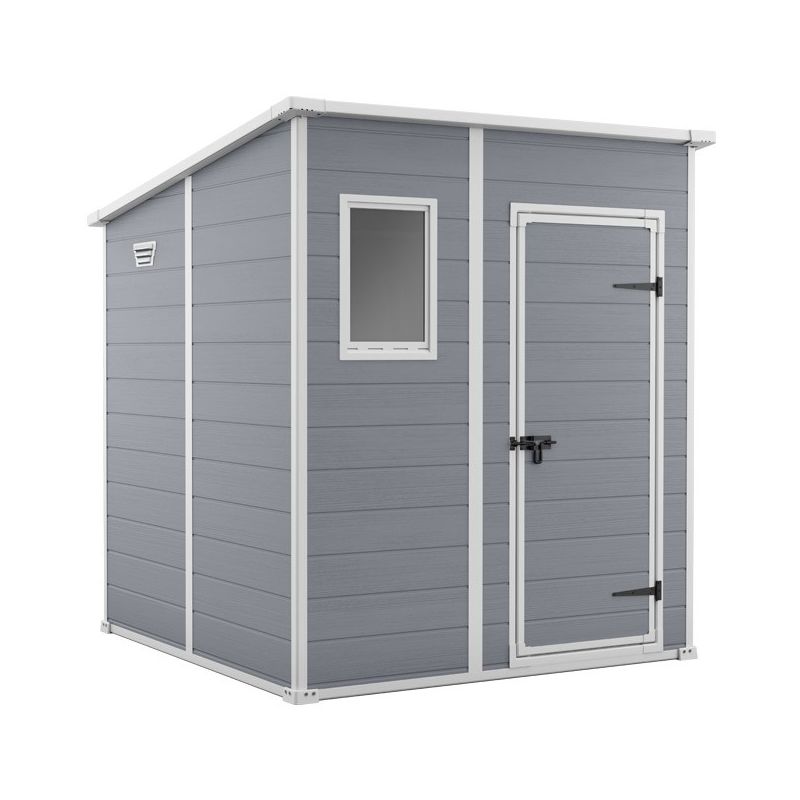 Abri de jardin en résine Keter manor Pent 6x6