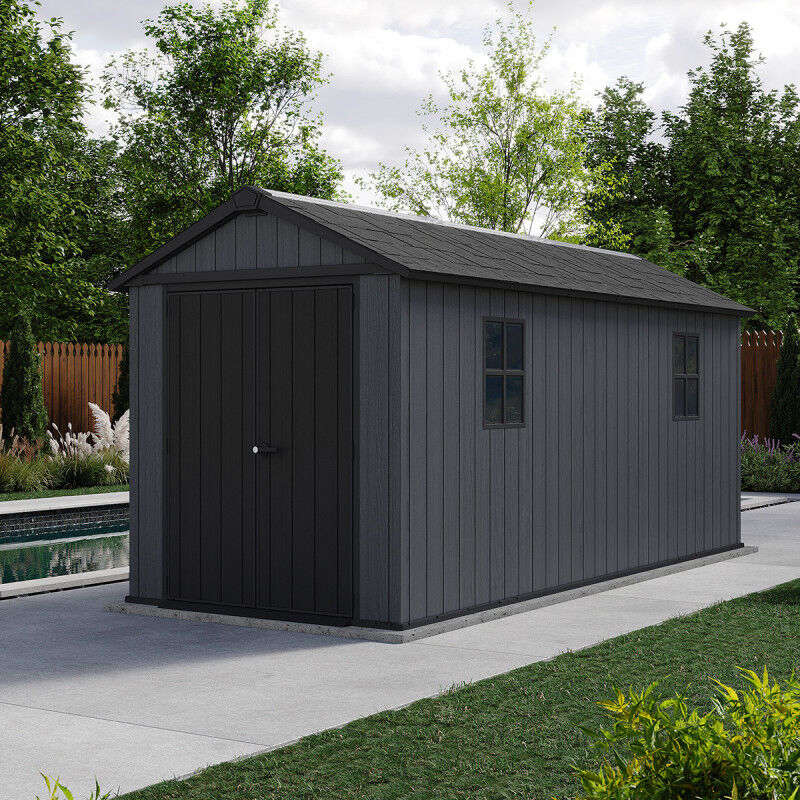 Keter - Abri de jardin newton plus 7515 - 10 m² - Gris