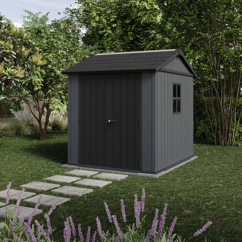 Keter - Abri de jardin newton plus 775 - 4.4m² - Gris