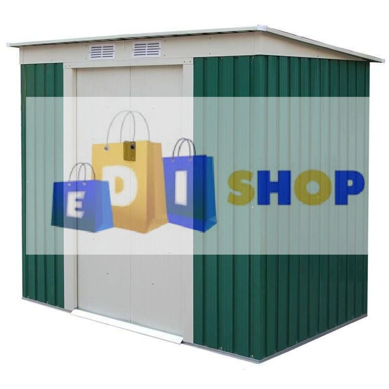 Abri de jardin en métal 201x121cm Basic xs pour outils