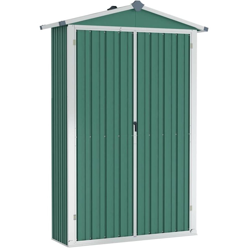 Abri de jardin Vert 116x45x175 cm Acier galvanisé