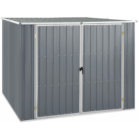 Abri de jardin Gris 195x198x159 cm Acier galvanisé