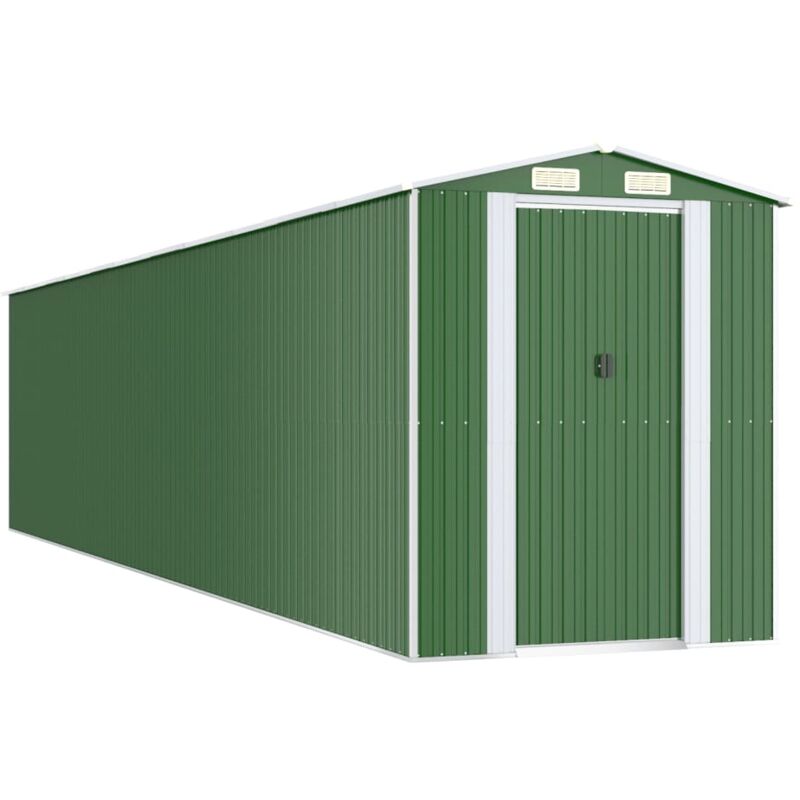 Vidaxl - Abri de jardin Vert 192x938x223 cm Acier galvanisé