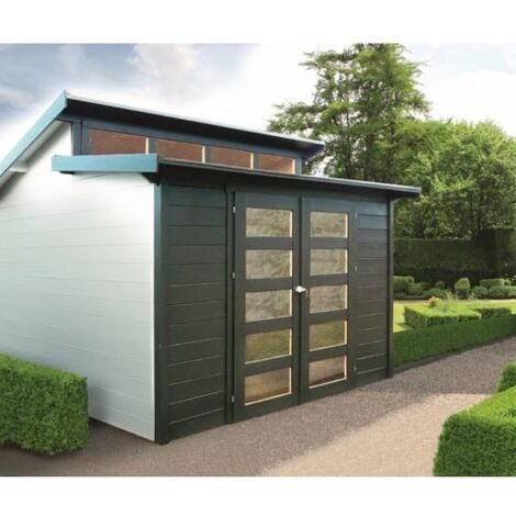 Abri de jardin MILANO en bois 8,58 m², Plancher Oui