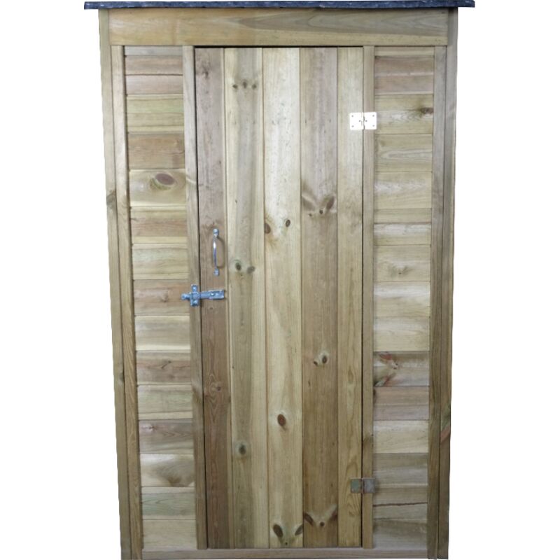 HABRITA Abri de jardin mural - grandes dimensions- en bois - Livré avec plancher et étagère