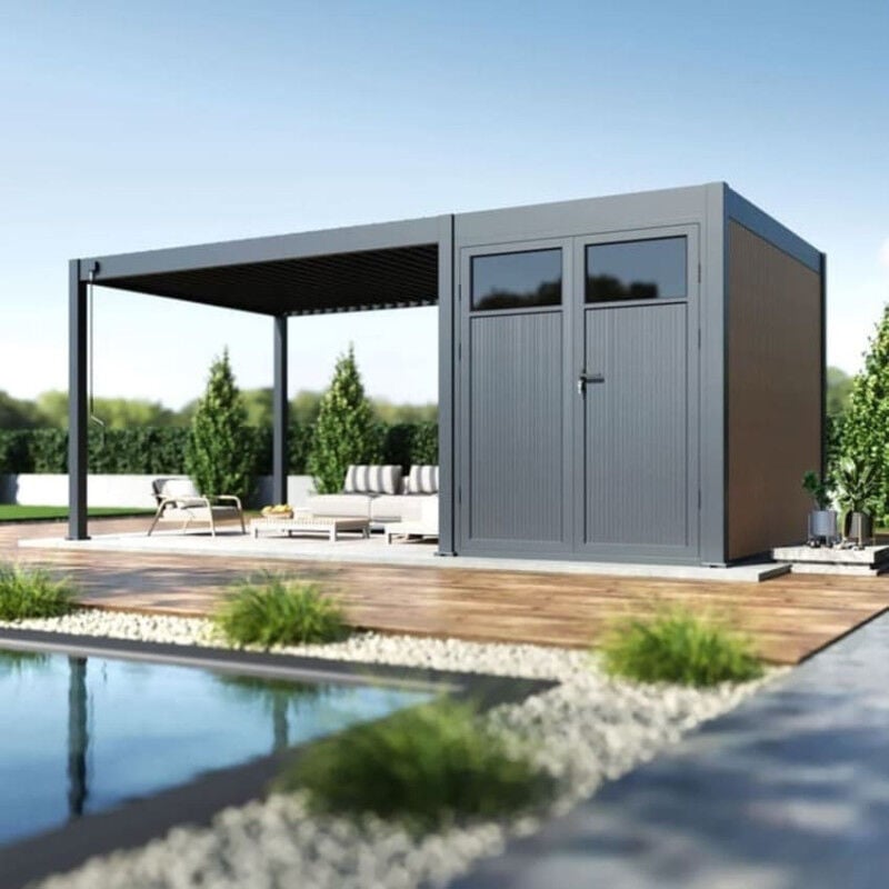 Ombrea - Abri de jardin pour pergola bioclimatique autoportée - 3M