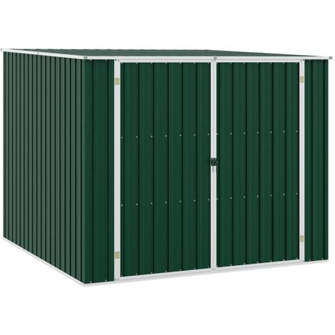 Abri de jardin  Stockage extérieur Vert 195x198x159 cm Acier galvanisé 13741