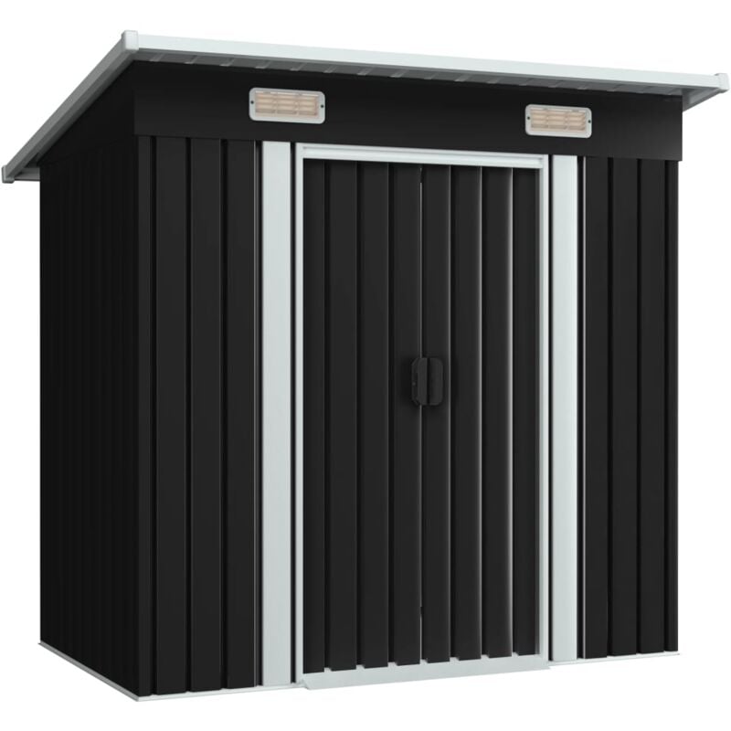 Abri de jardin Stockage extérieur Anthracite Acier 13685