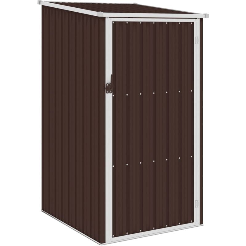Abri de jardin Stockage extérieur Marrron 87x98x159 cm Acier galvanisé 13724
