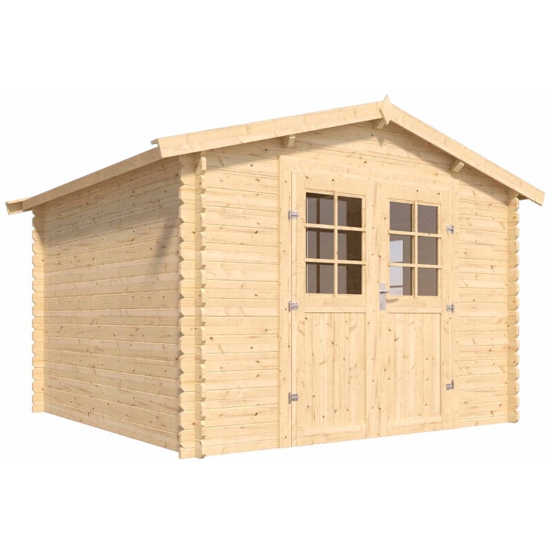 Abri de jardin vallo fenêtre 310 x 302 x h 226 cm