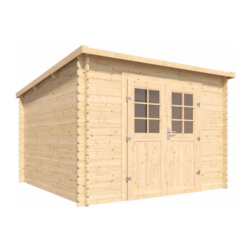 Abri de jardin vallo modern 308 x 302 x h 205 cm