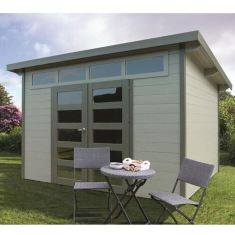 Abri de jardin VENEZIA en bois 8.57 m², Plancher Non