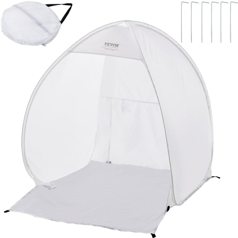 Abri de peinture en aerosol VEVOR, tente de peinture en aerosol portable escamotable 40 x 35 x 40 pouces avec plancher integre, fenetre deechappement