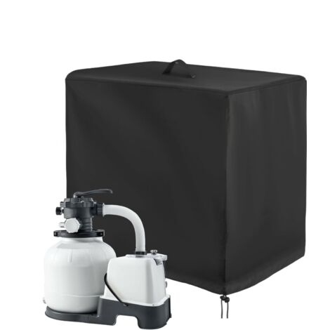 Abri De Pompe De Piscine, Housse De Protection Imperméable en Tissu Oxford pour Pompe De Piscine, Couvercle De Pompe Anti-poussière, Couvercle De Pompe De Jardin, Pliable, Housses De Protection UV