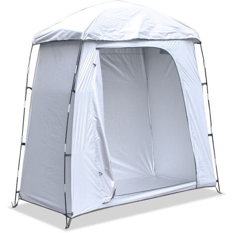 Abri de rangement extérieur étanche pour vélos, tente de vélo robuste, gain de place, housse de rangement pour outils de jardin de vélos, abri pour sac à dos, gris